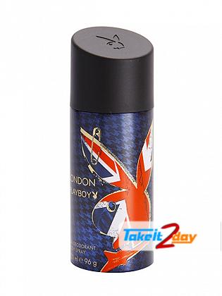 Playboy London Deodorant Body Spray For Men 150 ML